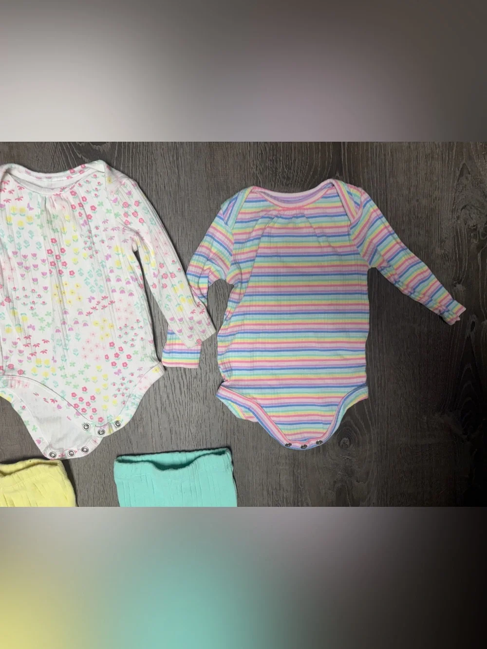 6 Garanimals Ribbed bodysuits & pants